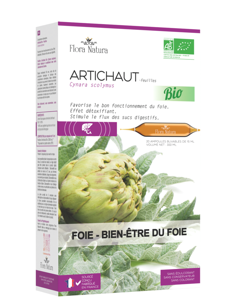 Flora Natura® Artichaut BIO ampoules