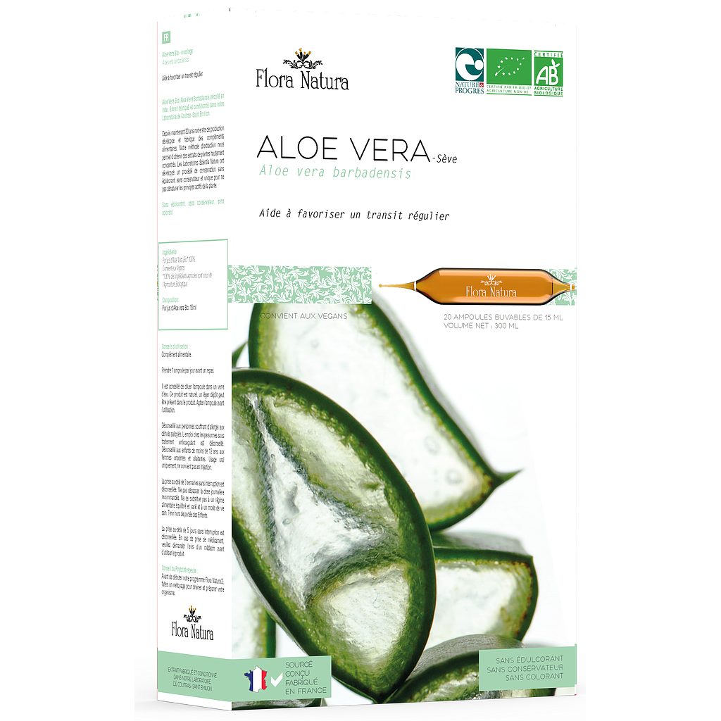Flora Natura® Aloe vera Bio - Sève
