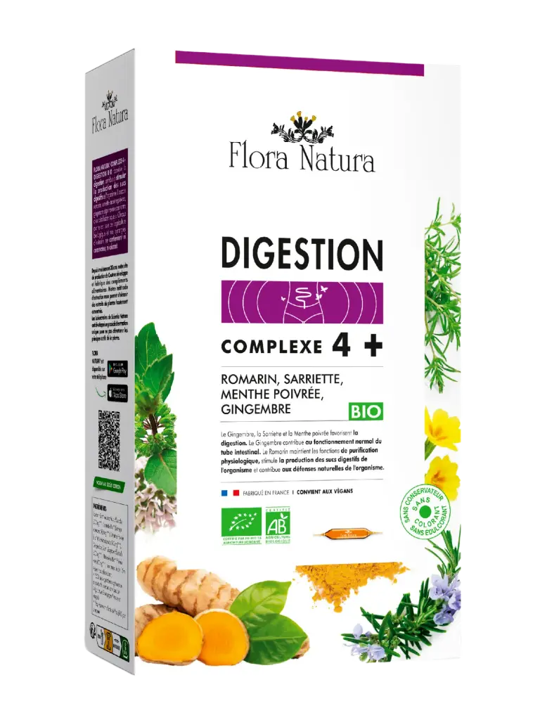 Flora Natura® Complexe 4+ Digestion Bio ampoules