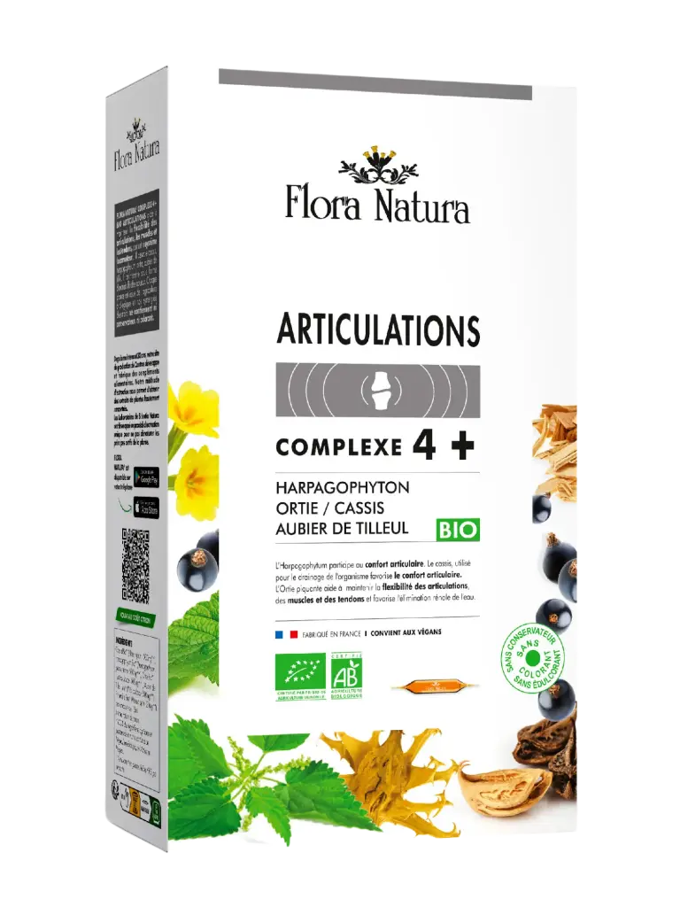 Flora Natura® Complexe 4+ Articulations Bio ampoules
