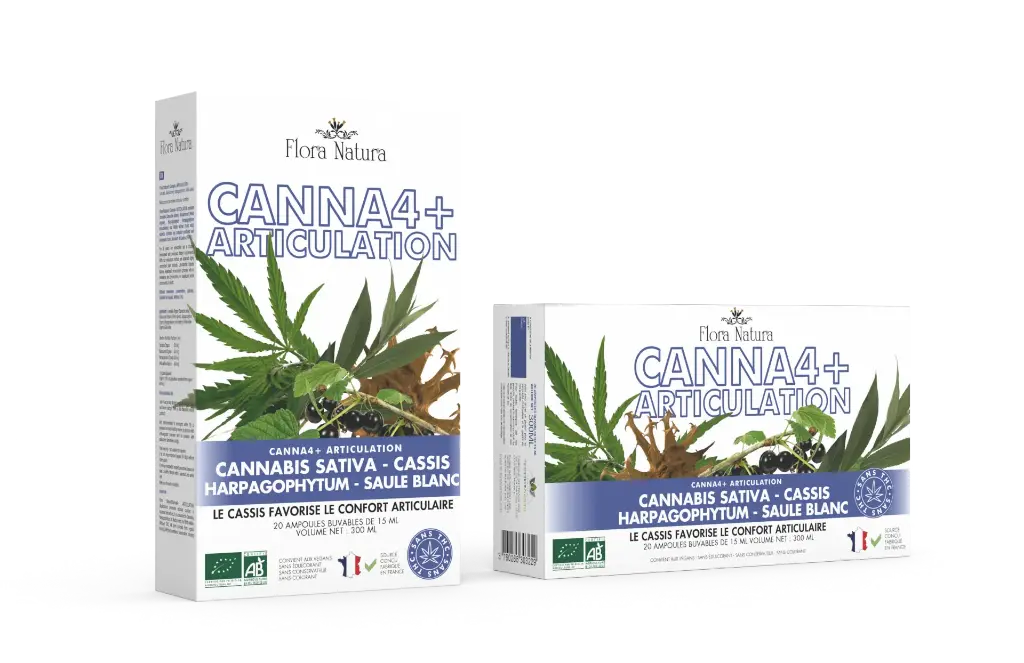 Flora Natura® CANNA 4+ ARTICULATION Bio ampoules