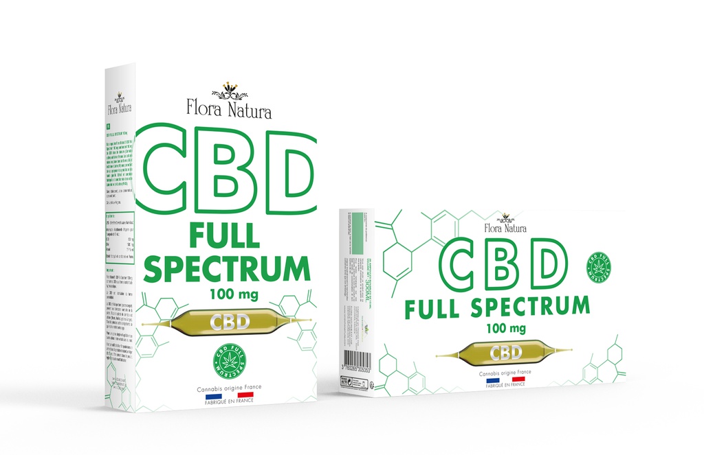 Flora Natura® CBD FULL SPECTRUM 100mg par ampoule