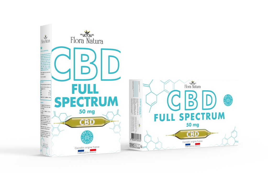 Flora Natura® CBD FULL SPECTRUM 50mg par ampoule