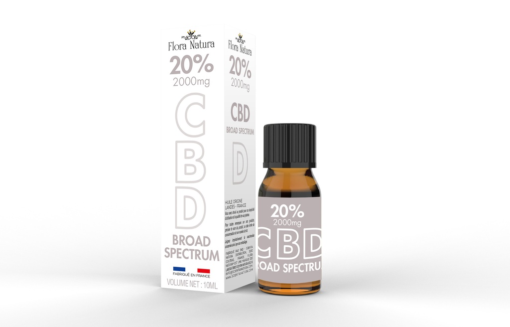 HUILE CBD BROAD SPECTRUM 20%