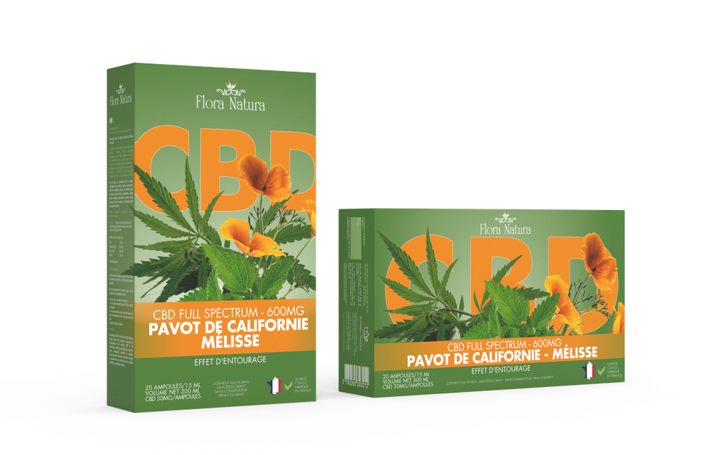 Flora Natura® CBD FULL SPECTRUM Pavot - Mélisse