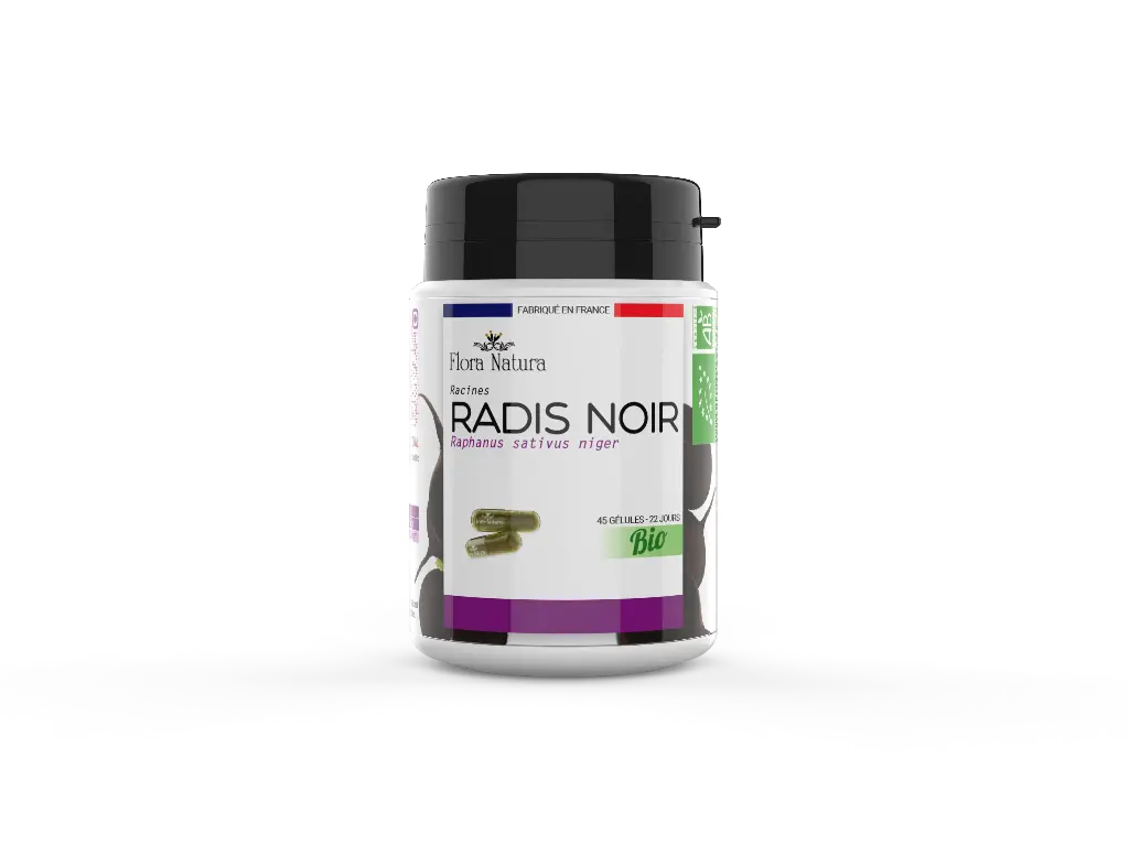 Flora Natura® Radis Noir BIO - 45 Gélules