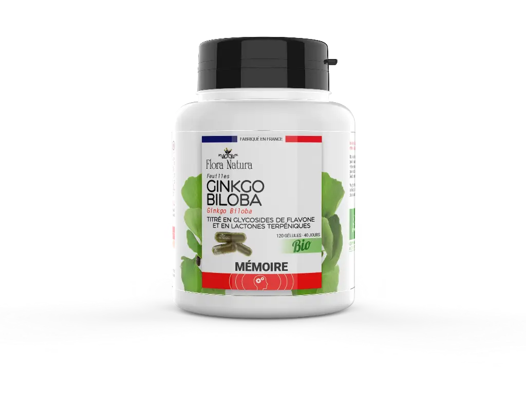 Flora Natura Ginkgo Biloba - 120 Gélules