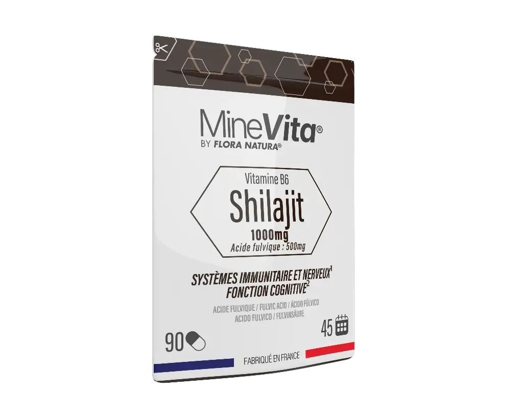 MineVita® Shilajit 1000mg - 90 gélules Doypack
