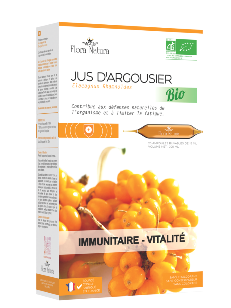 [30031] Flora Natura® Jus d'Argousier BIO amp