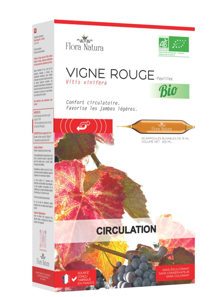 [30010] Flora Natura® Vigne Rouge BIO ampoules