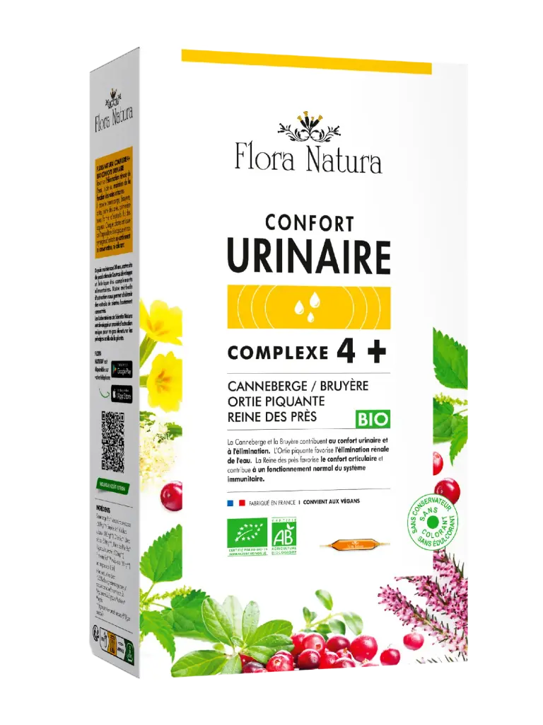 [30202] Flora Natura® Complexe 4+ Confort urinaire Bio ampoules