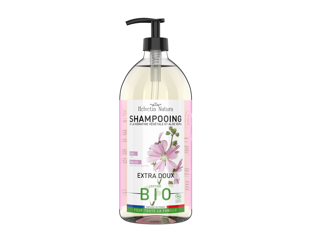 [650] Helvetia Natura® Shampooing Phyto EXTRA DOUX 1L - COSMOS ORGANIC